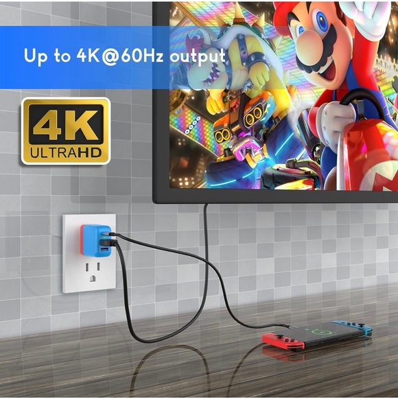 Portable Dock Charger Adapter Switch Accessory PD 36W USB C 4K 60Hz HDMI - Picture 3 of 11